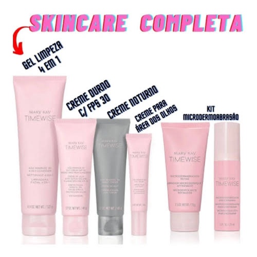 Kit Timewise D Mary Kay Pele Normal Seca Ou Mista Oleosa Individual