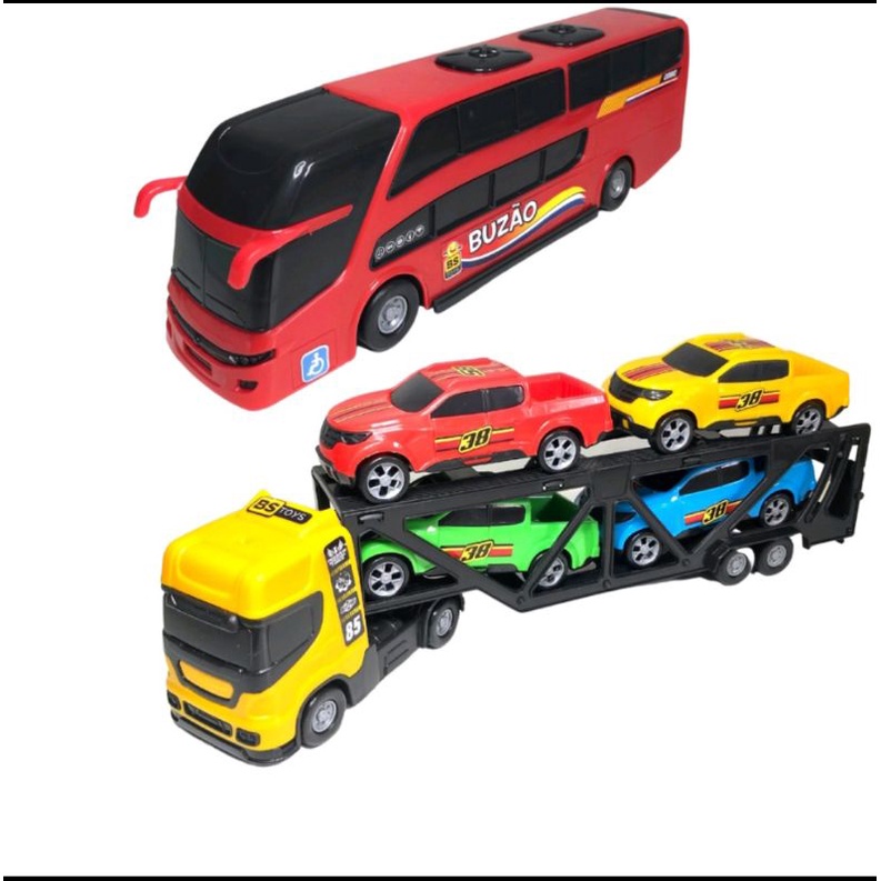 KIT 2 BRINQUEDOS SENDO 1 Ônibus Buzão 1 CAMINHAO CEGONHA Brinquedo 25