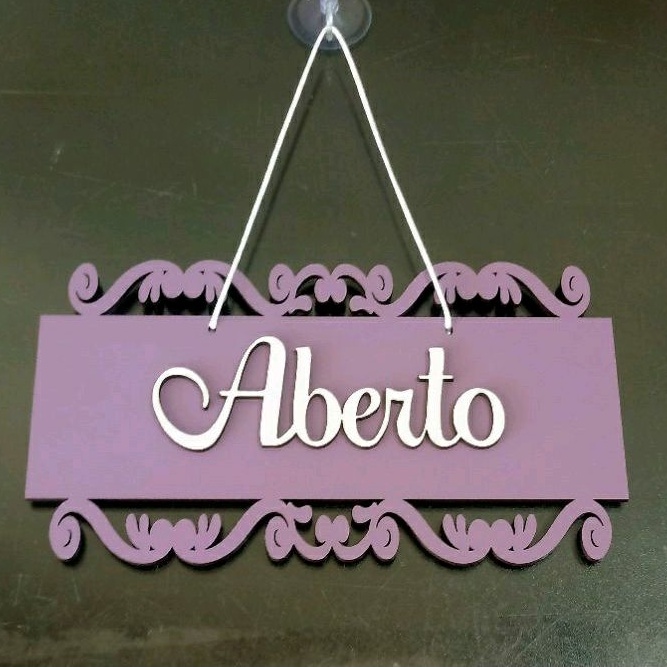 Placa Decorativa Aberto Fechado Volto Logo Bem Vindo Mdf Shopee