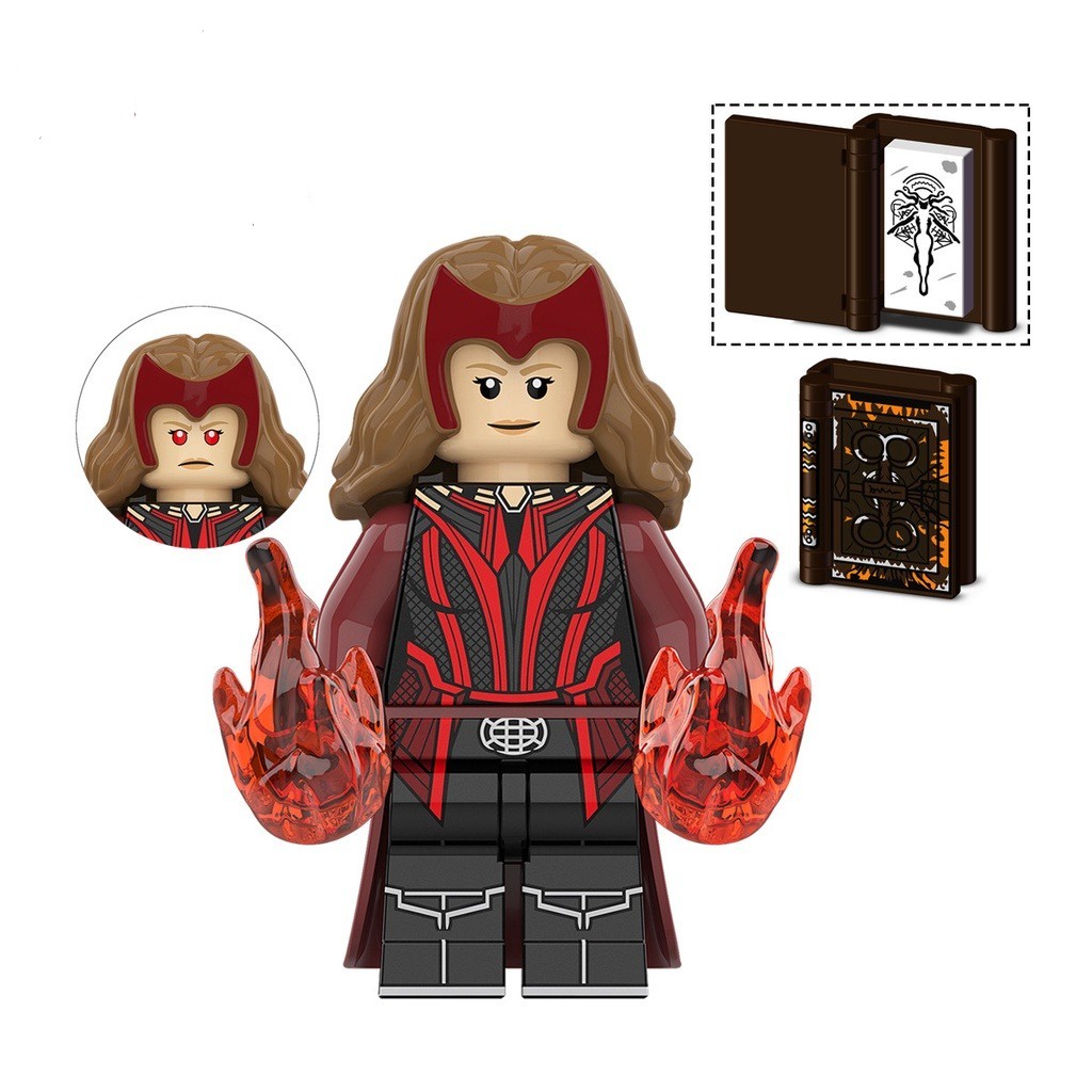 Boneco Feiticeira Escarlate Scarlet Multiverso Lego Marvel Shopee Brasil