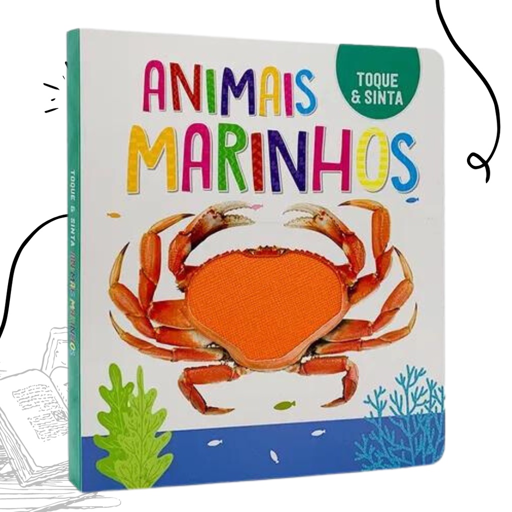 Toque E Sinta Animais Marinhos Livro Infantil Shopee Brasil