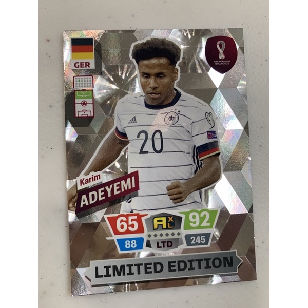 L Card Adrenalyn Copa Do Mundo Qatar Limited Edition