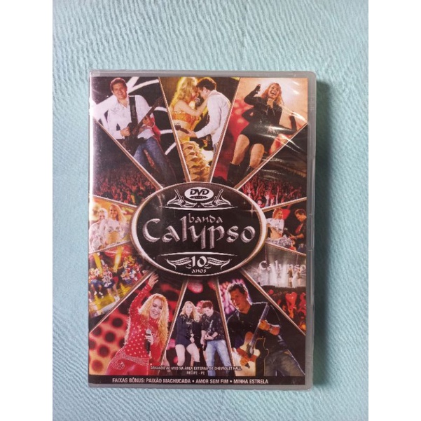 DVD Banda Calypso 10 Anos Original Lacrado Shopee Brasil