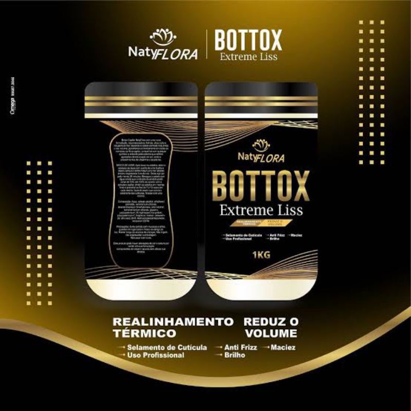 Botox Capilar Extreme Liss Natyflora Profissional Kg Shopee Brasil