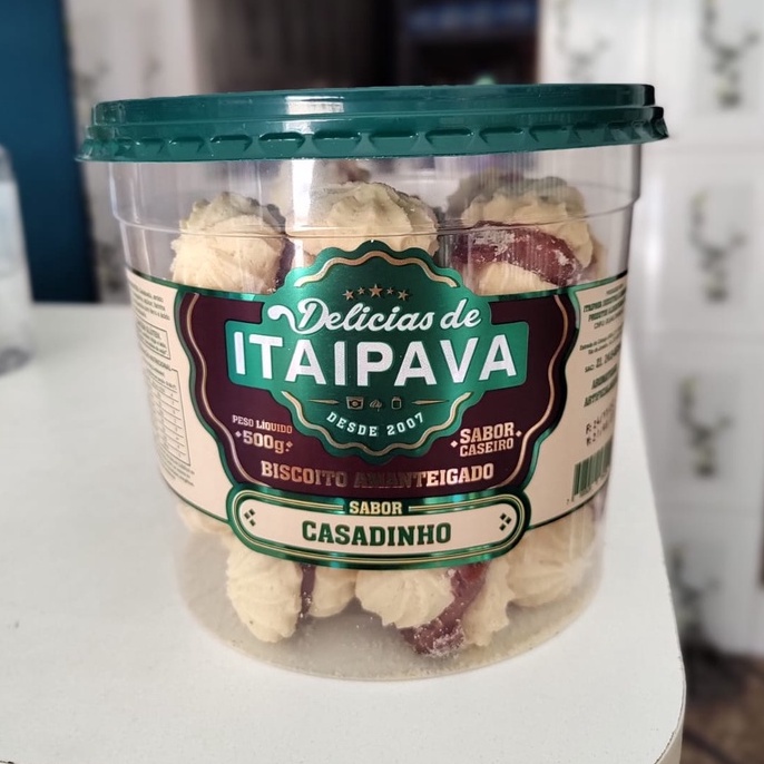 Biscoito Itaipava Amanteigado Casadinho 500g Shopee Brasil