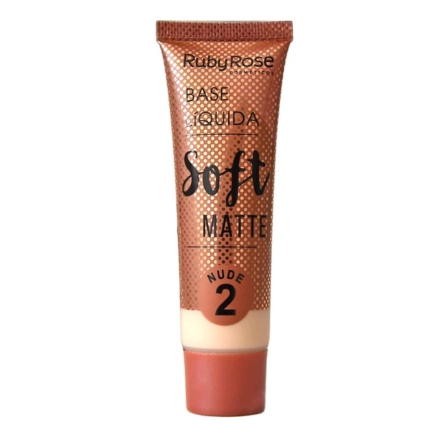 Base Liquida Soft Matte Nude Ruby Rose HB8050 NUDE Shopee Brasil