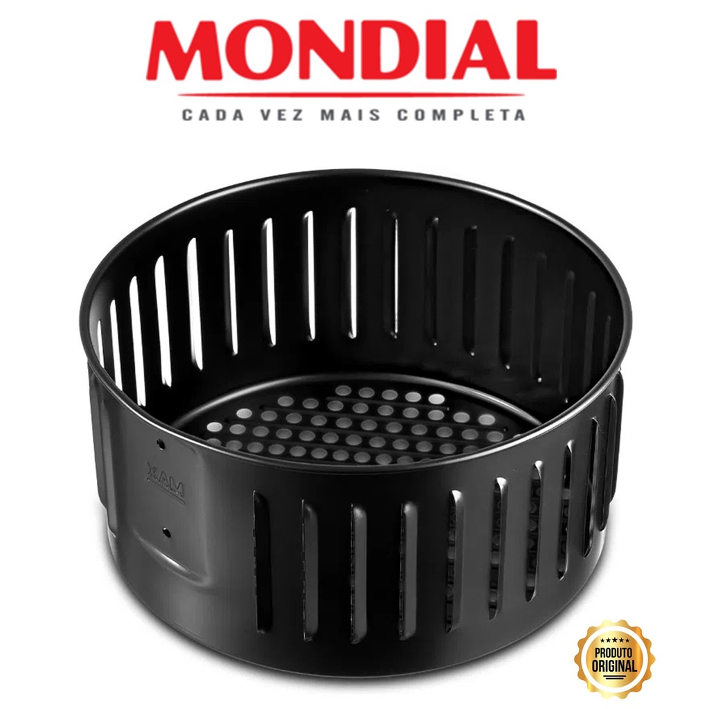 Cesto Da Air Fryer Mondial Af E Af Antiaderente Shopee Brasil