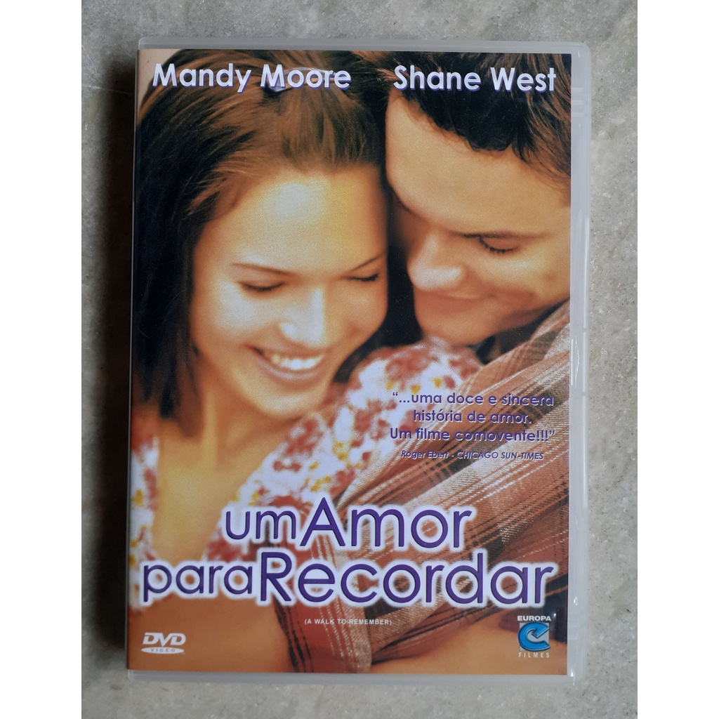 DVD Um Amor Para Recordar Mandy Moore Nicholas Sparks Shopee Brasil