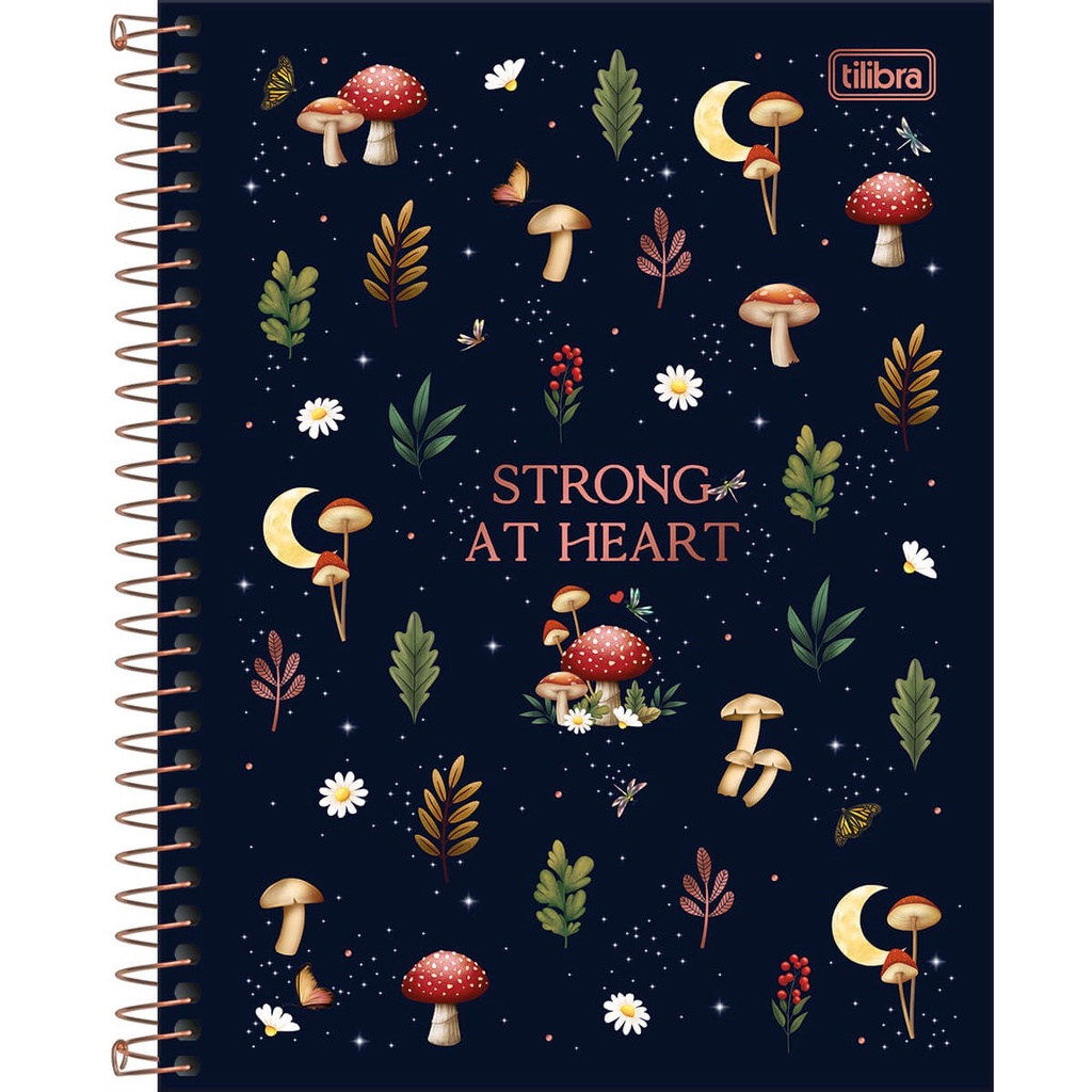 Caderno Espiral Capa Dura Colegial Mat Rias Loveland Folhas