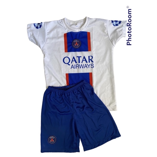 Uniforme Infantil Psg Branco 2022 2023 Shopee Brasil