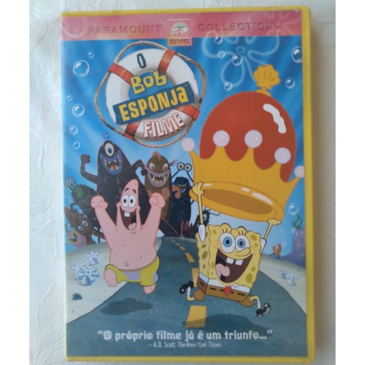 DVD Bob Esponja O Filme Shopee Brasil