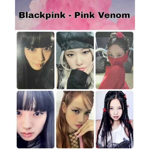 Photocard Blackpink Pink Venom Fanmade Shopee Brasil