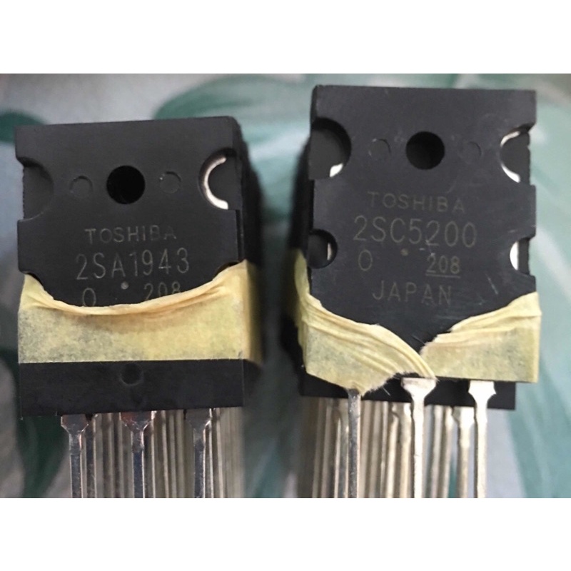 Transistor Toshiba 2sc5200 2sa1943 Par Shopee Brasil