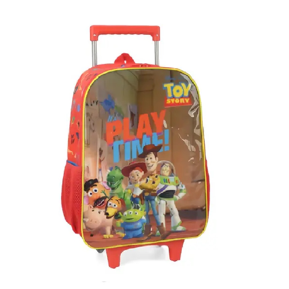 Mochila Toy Story De Rodinha Vermelho Infantil Luxcel Shopee Brasil