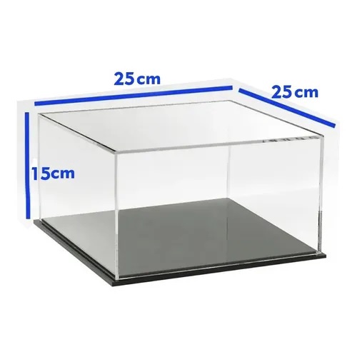 Expositor Caixa Acrílica Para Coleção Vitrine 25x25x15 a cm Shopee Brasil