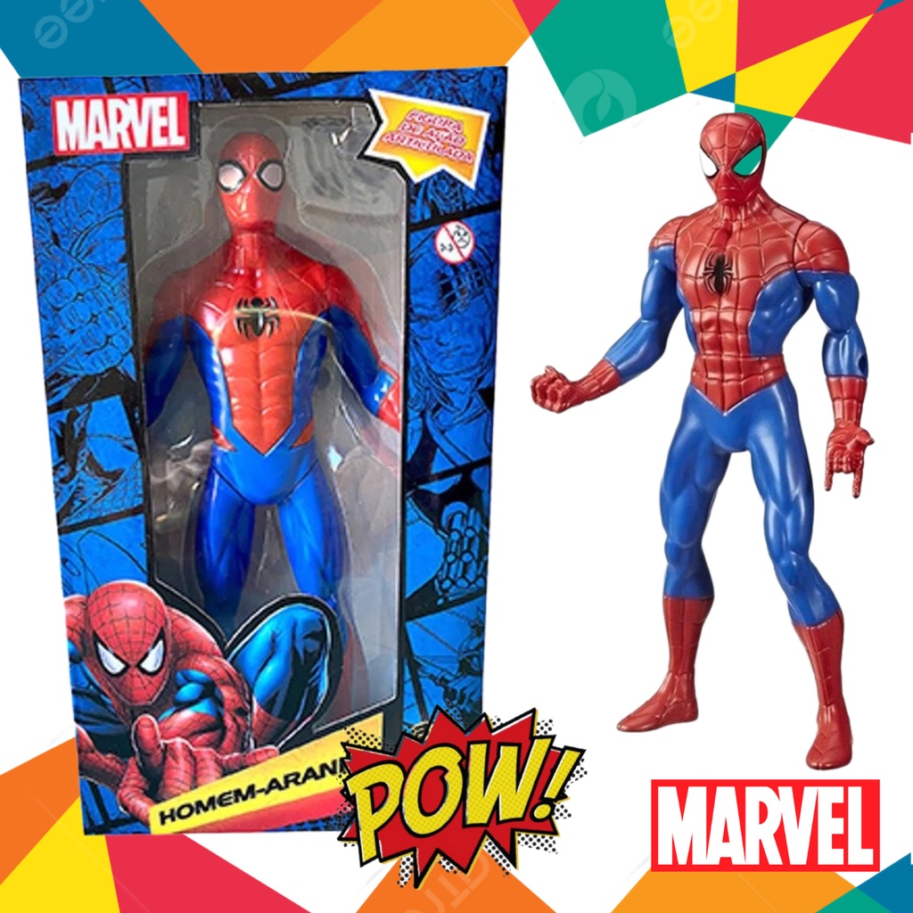 Boneco Articulado Homem Aranha Marvel Vingadores Brinquedo Licenciado