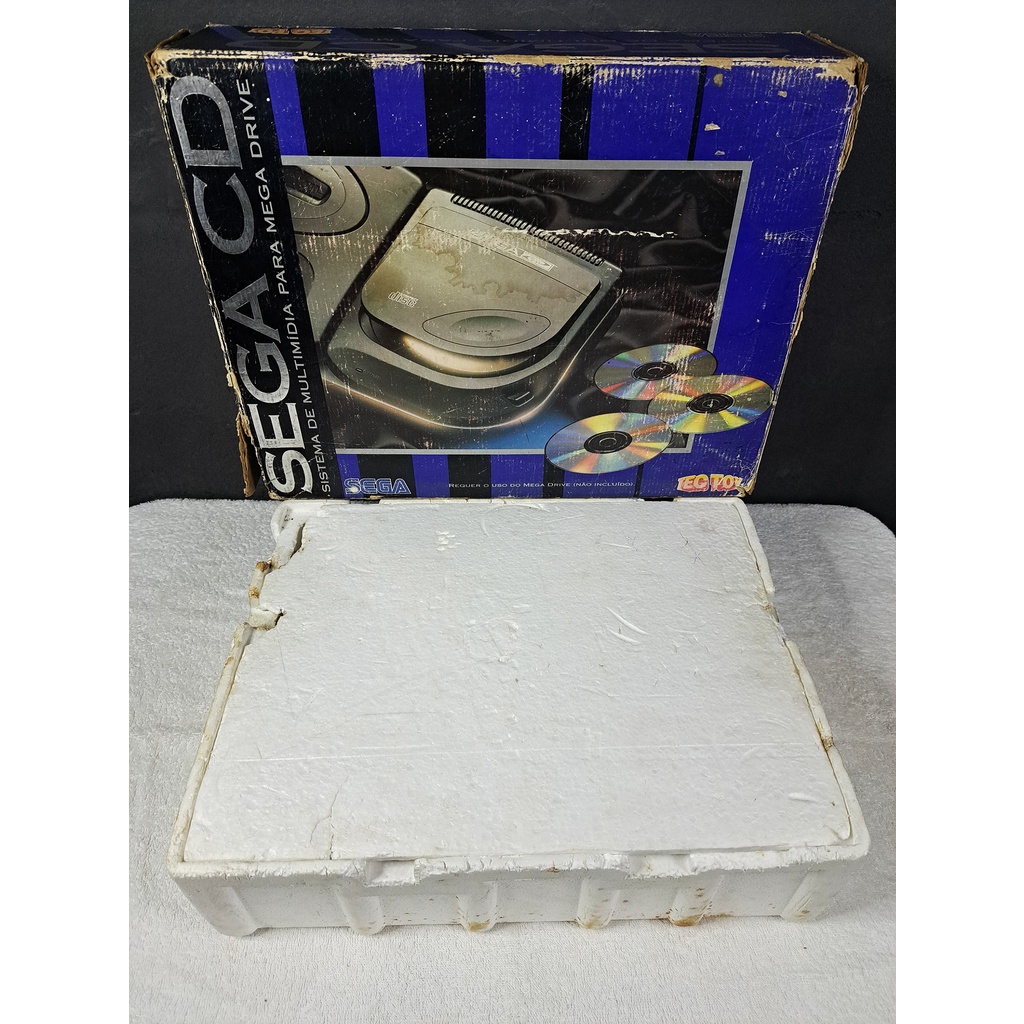 Caixa E Isopor Sega Cd Original Tectoy Mega Drive Shopee Brasil