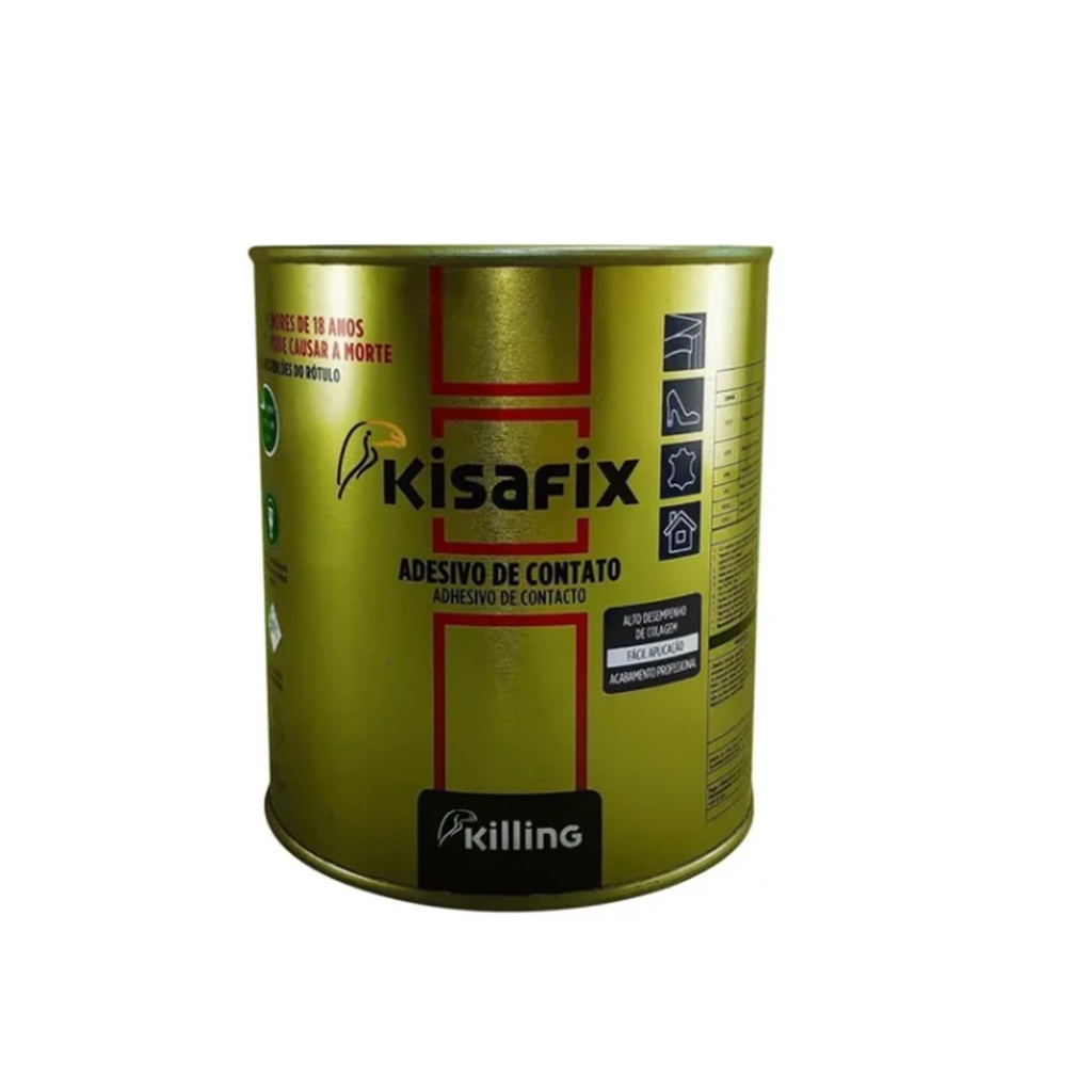 Adesivo De Contato Kisafix Cola De Sapateiro G Couroforte Shopee