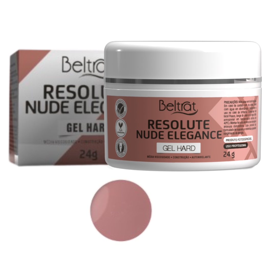 Gel Resolute Nude Elegance Beltrat 24g Shopee Brasil