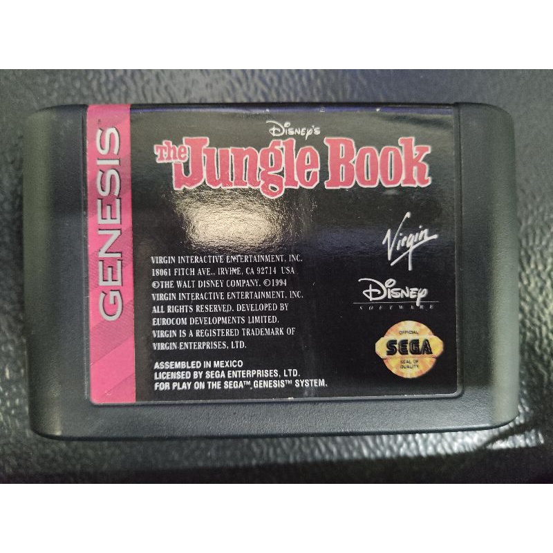 Jungle Book Mogli Menino Lobo Original Mega Drive Shopee Brasil