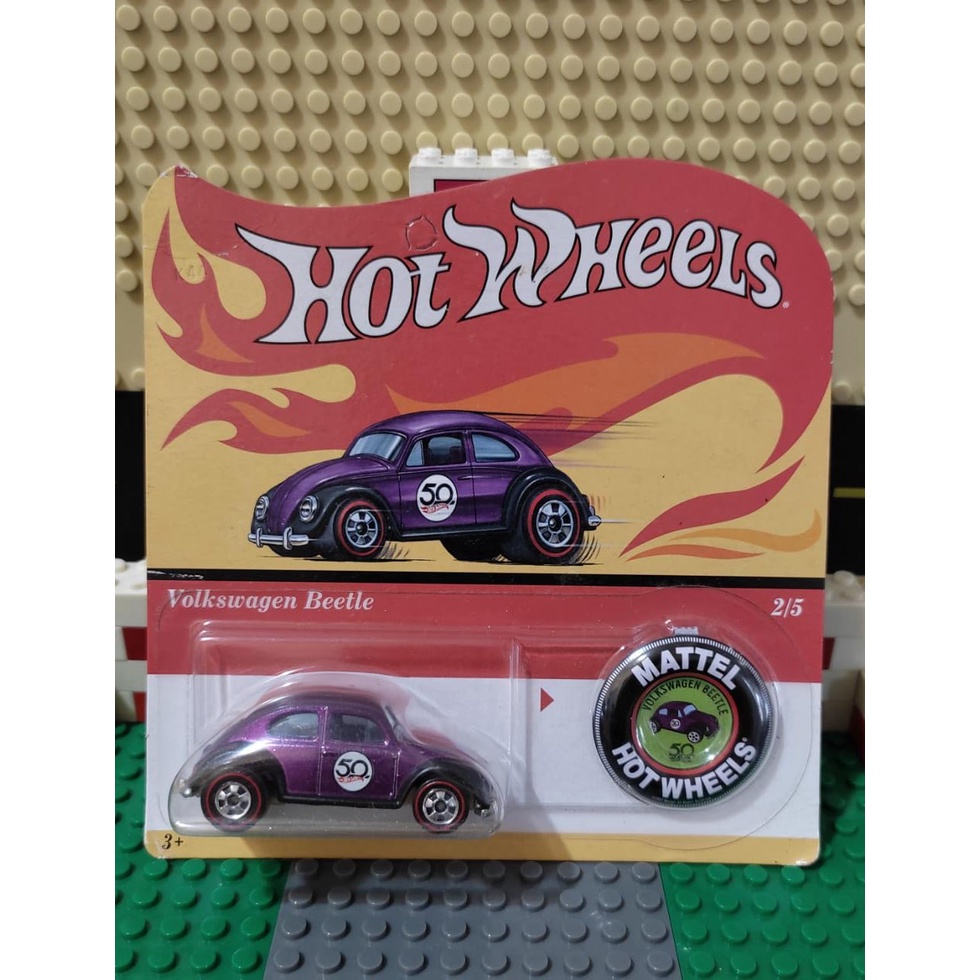 Hot Wheels Volkswagen Beetle Comemorativo Anos Shopee Brasil