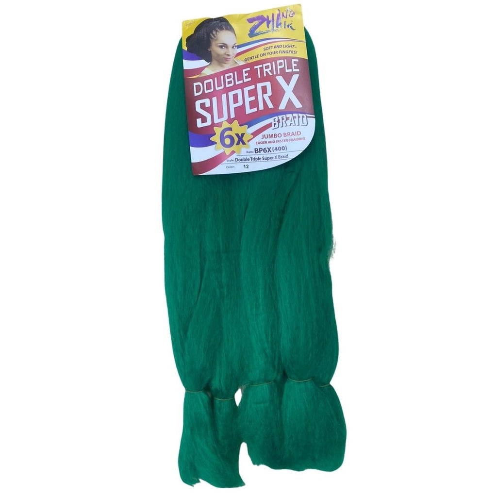 Cabelo Jumbão SUPER X ZhangHair 400 gramas Cores variadas Jumbo para