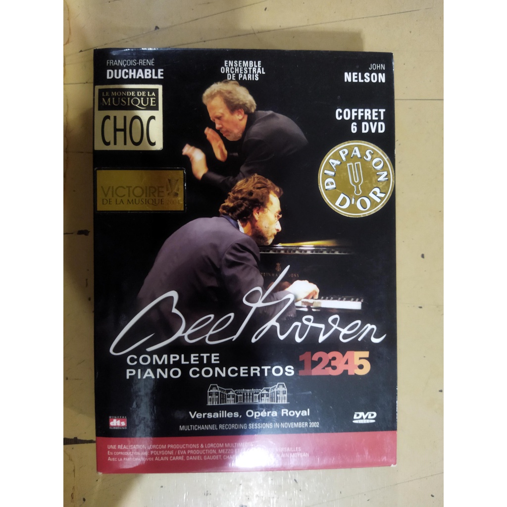 Dvd Beethoven Complete Piano Concertos Shopee Brasil