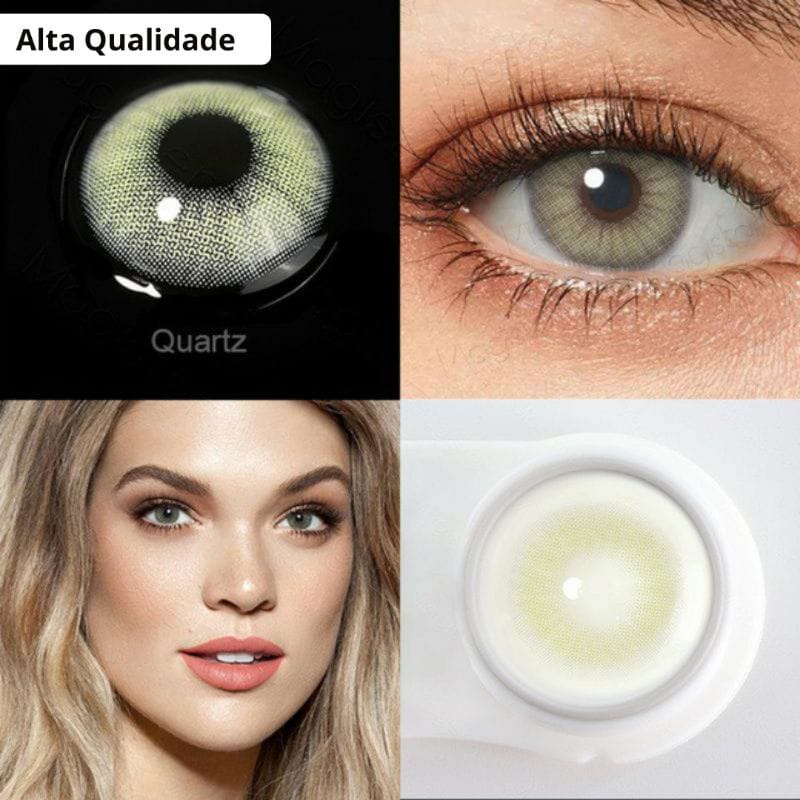 Lentes De Contato Coloridas Hidrocor Estojo Magister Shopee Brasil