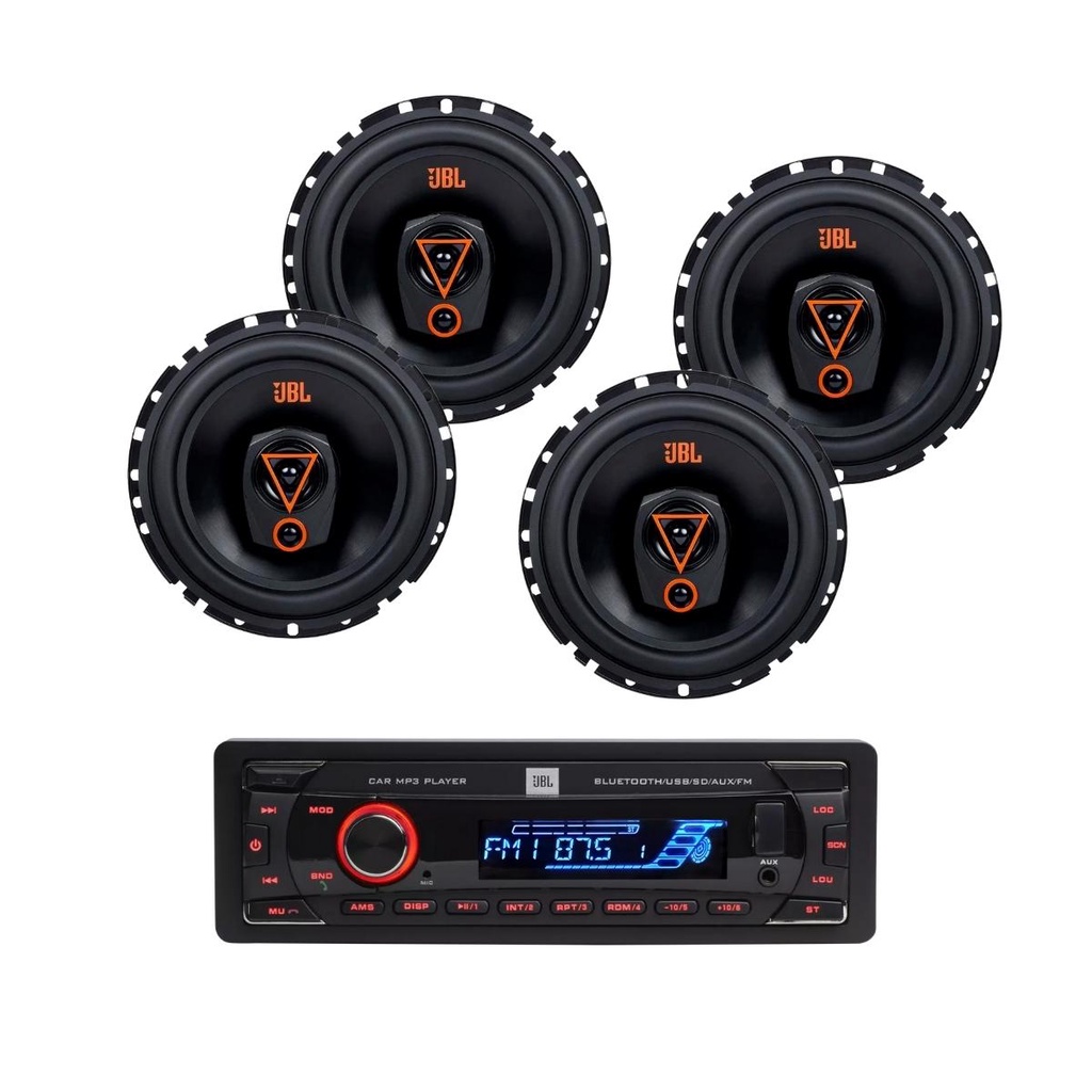 Kit Alto Falantes Multisystem Pol Jbl E Som Automotivo Jbl