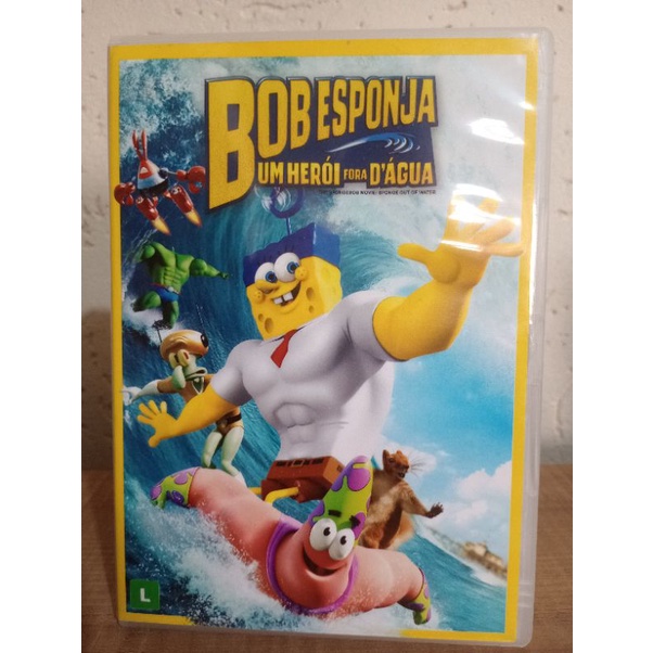 Dvd Bob Esponja Um Herói fora D água Shopee Brasil