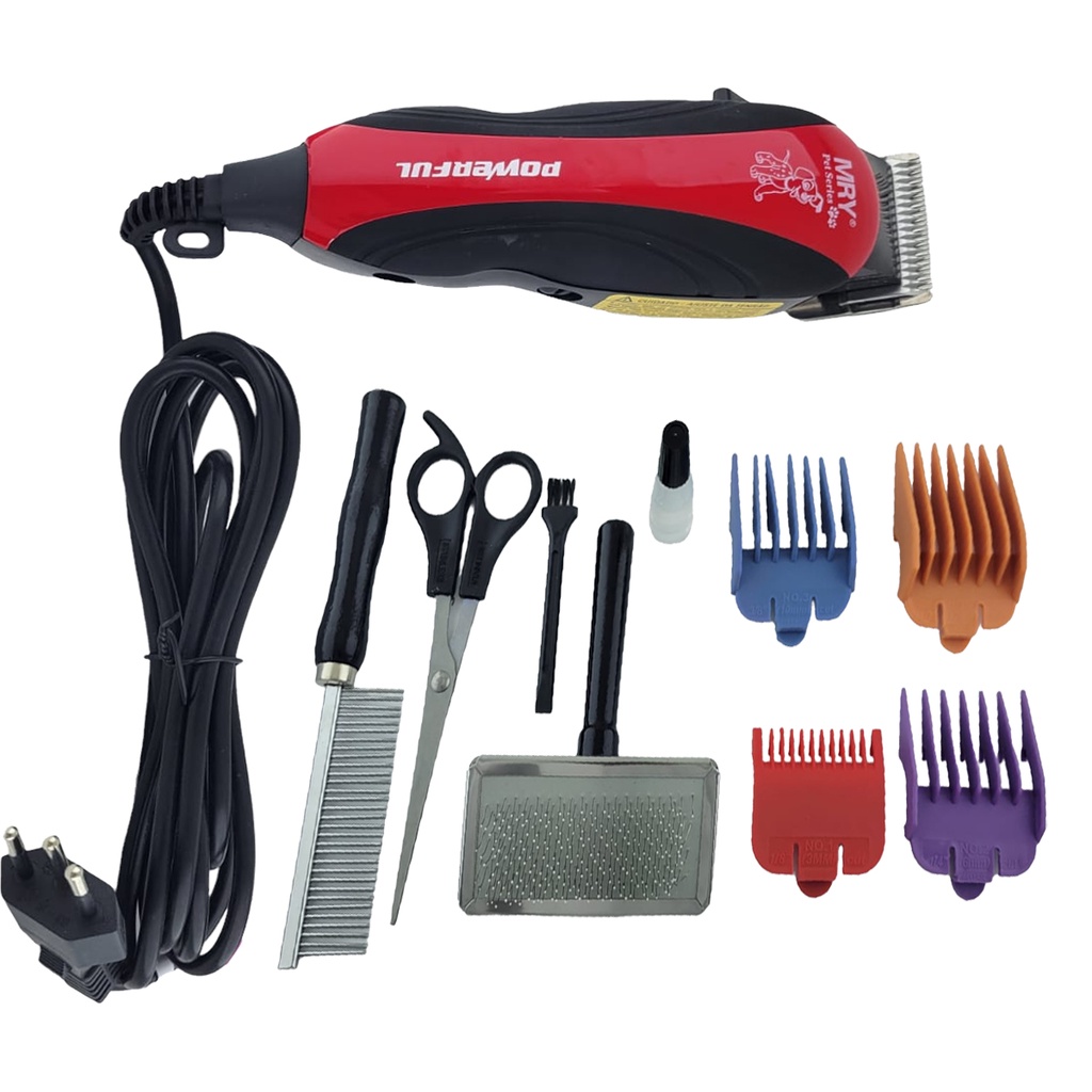 Kit Maquina De Tosa Aparadora Profissional P Cachorro Pets 110v