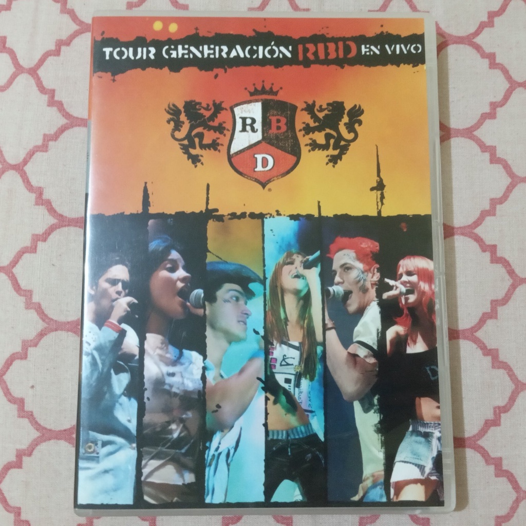 Dvd Rbd Tour Generacion Rbd En Vivo Shopee Brasil