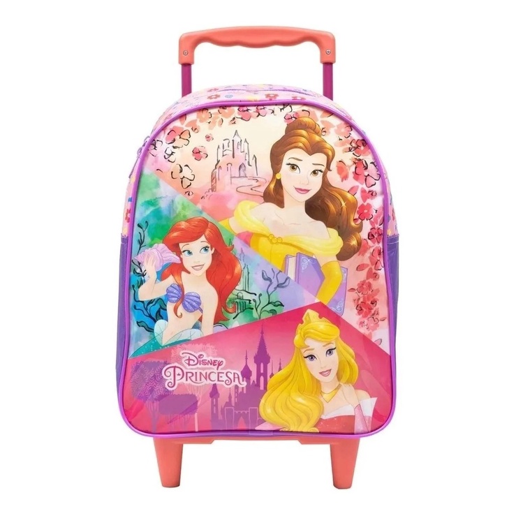 Mochila De Rodinhas Princesas Disney Xeryus Shopee Brasil