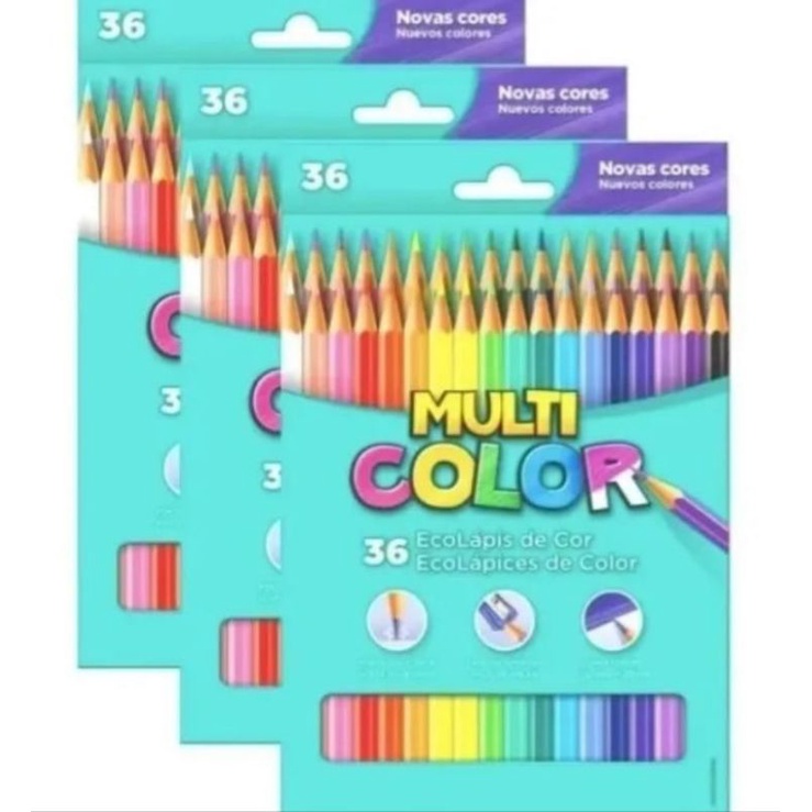 Kit Caixas Lapis De Cor Faber Castell Multicolor Cores