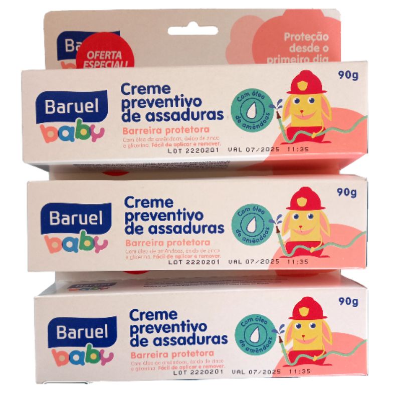 Kit Pomada Creme Anti Assaduras Baruel Baby G Shopee Brasil