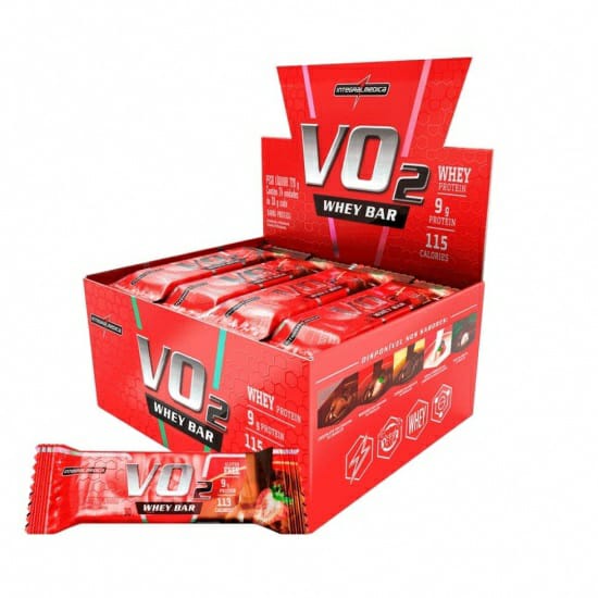 Whey Bar VO2 Todos Os Sabores Display 24 Unidades