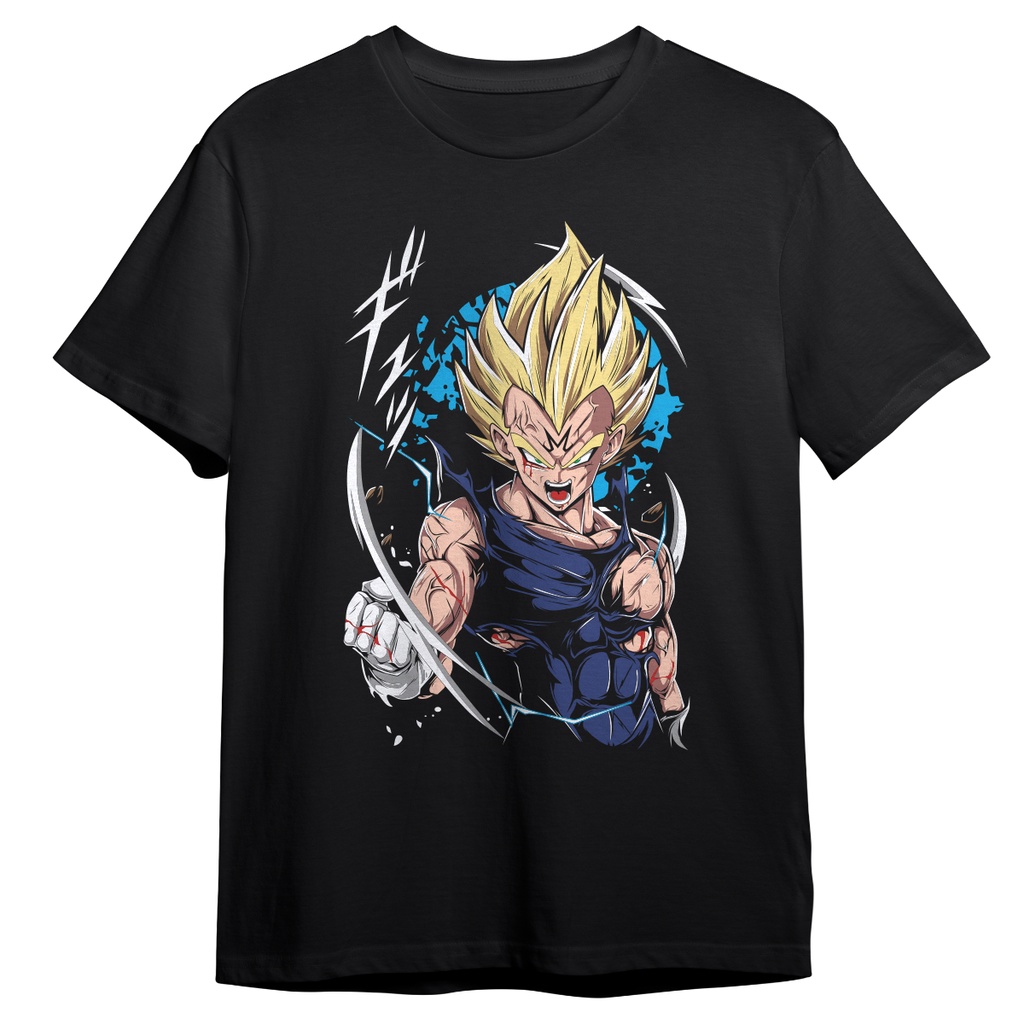 Camiseta Majin Vegeta Dragon Ball Z Gt Super Geek Nerd Blusa Shopee