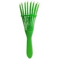 Escova Polvo Para Cabelo Cacheado Verde Neon Shopee Brasil