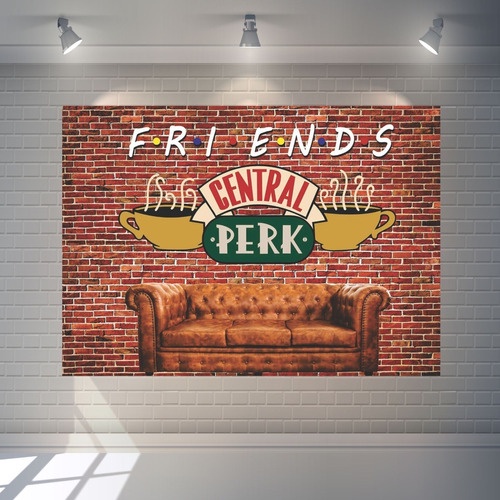 Painel Em Lona De Festa Friends Central Perk 1 20x0 80mts Shopee Brasil