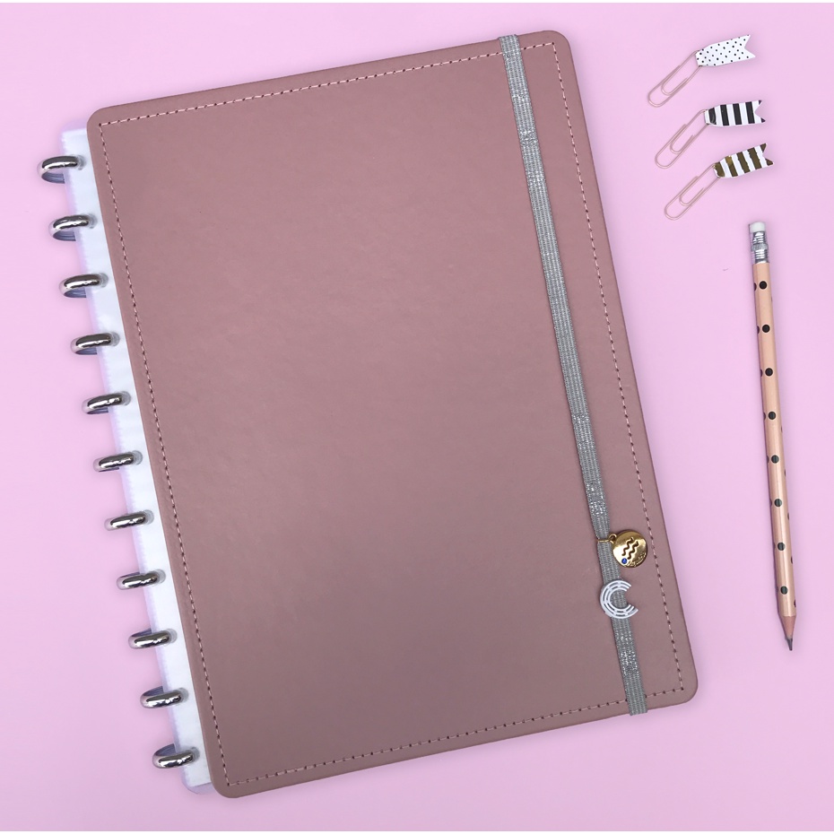 Caderno Inteligente Chic Nude Grande Shopee Brasil