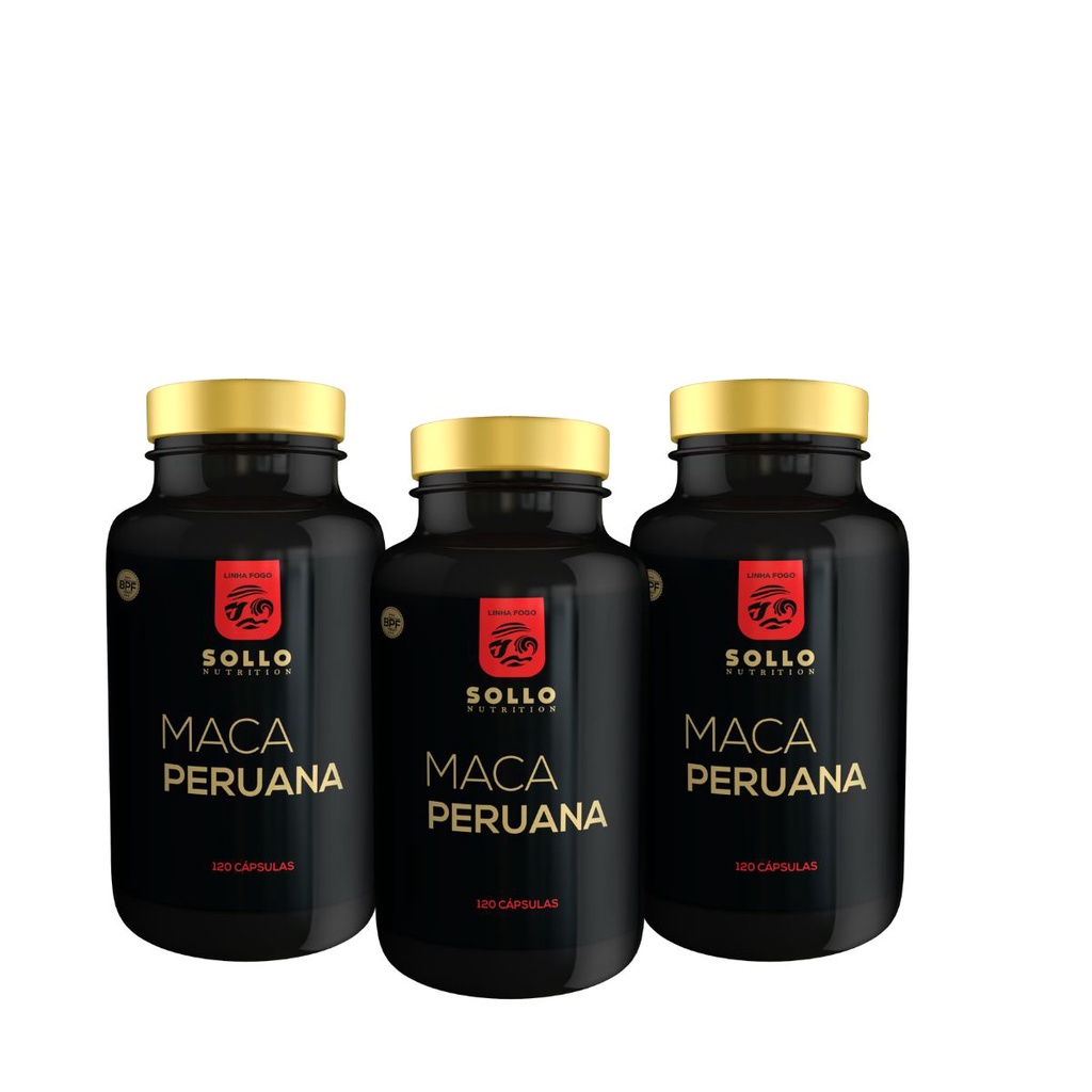 Kit 3x Maca Peruana Pura Premium 120 Cápsulas Shopee Brasil