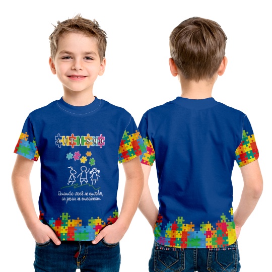 Camiseta Básica Autismo Shopee Brasil