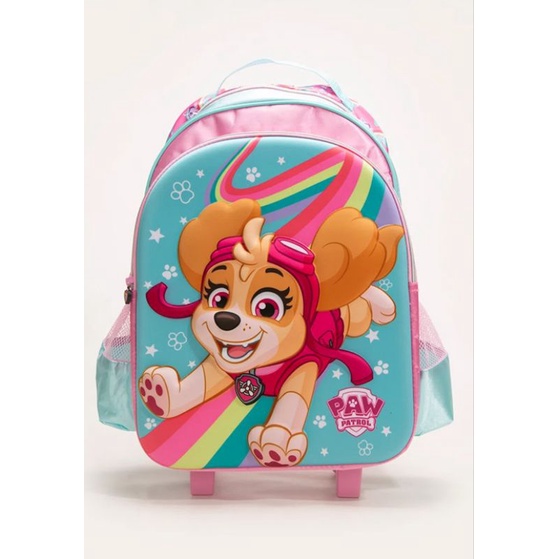 Mochila Rodinhas Skye Patrulha Canina 3d Shopee Brasil