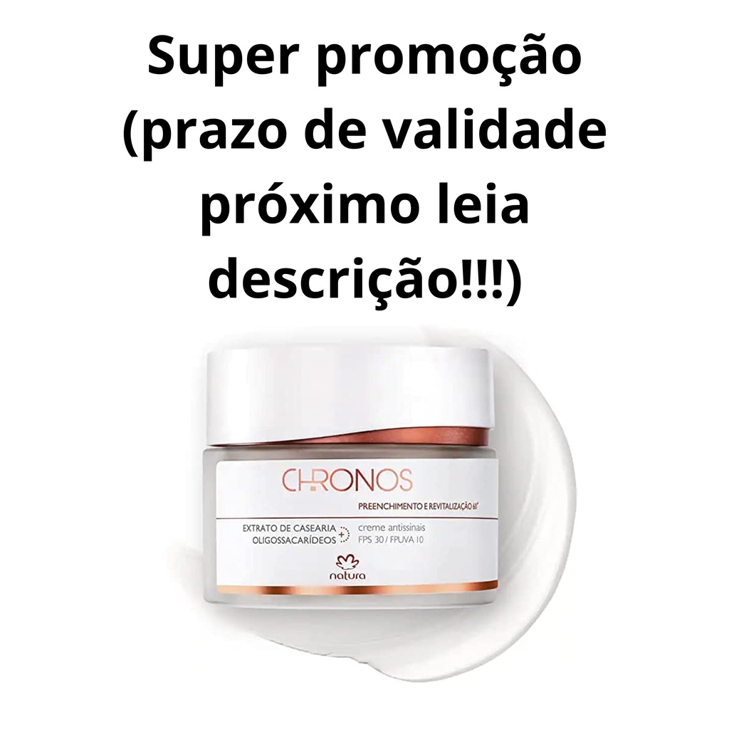 Chronos Creme Antissinais 60 Dia Preenchimento e Revitalização Chronos