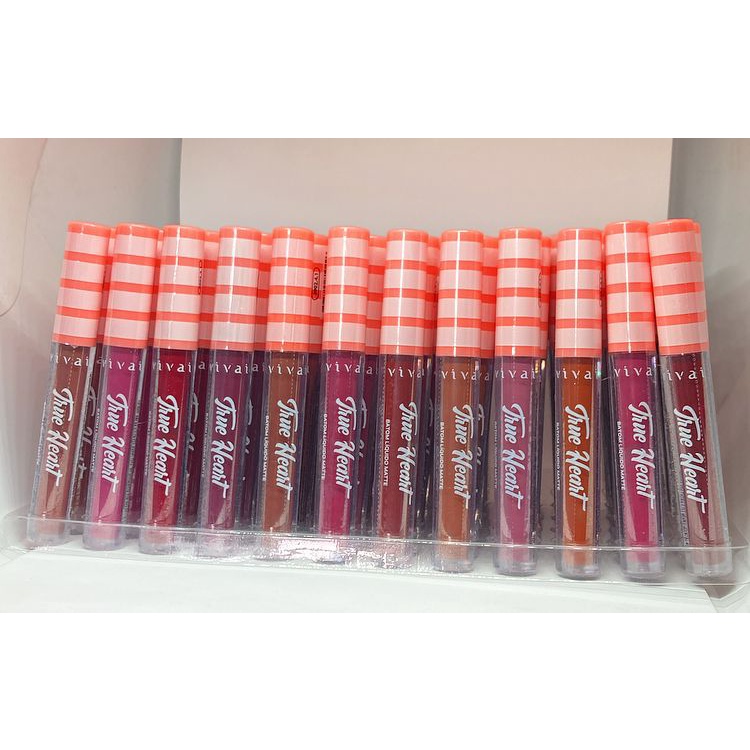 Batom Liquido Matte True Heart Vivai Shopee Brasil