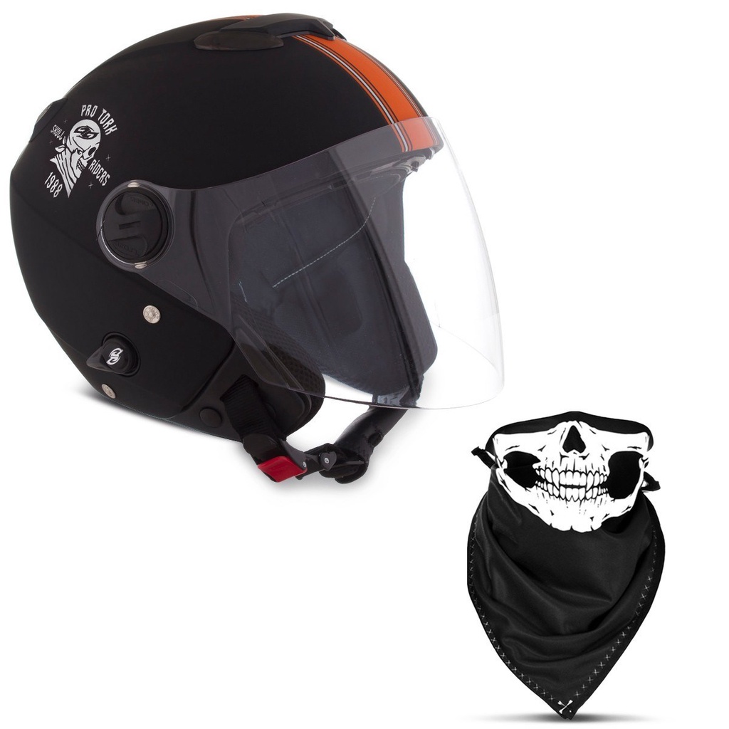 Capacete Moto Aberto Masculino E Feminino Pro Tork New Atomic