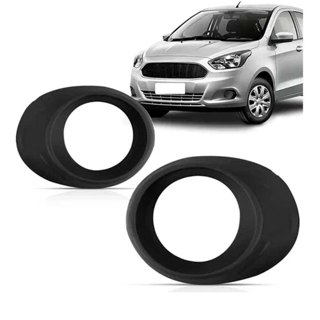 Grade Moldura Milha Ford Ka Furo Shopee Brasil