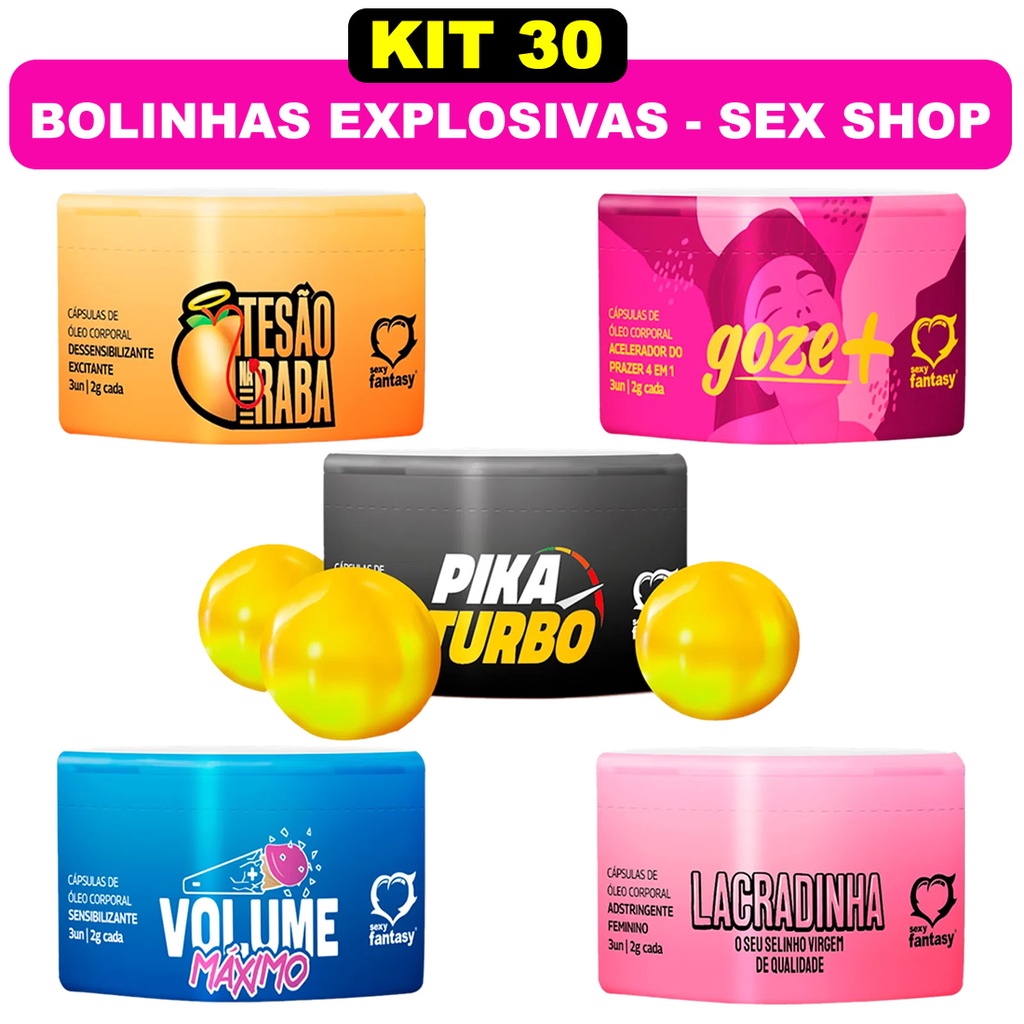 Kit Sex Shop Bolinhas Lubrificante Intimo Sexy Shop Produtos