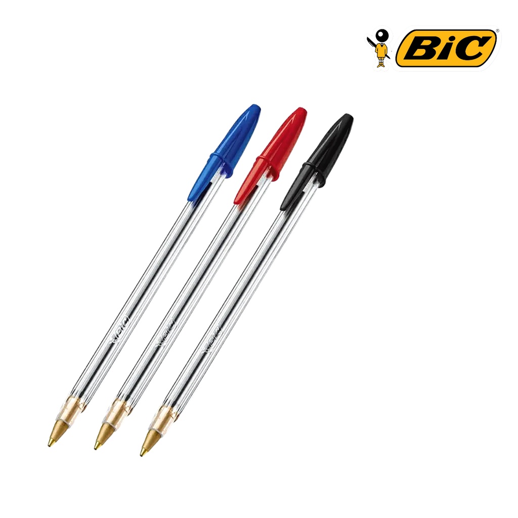 Caneta Bic Esferogr Fica Azul Cl Ssica Ponta M Dia Shopee Brasil