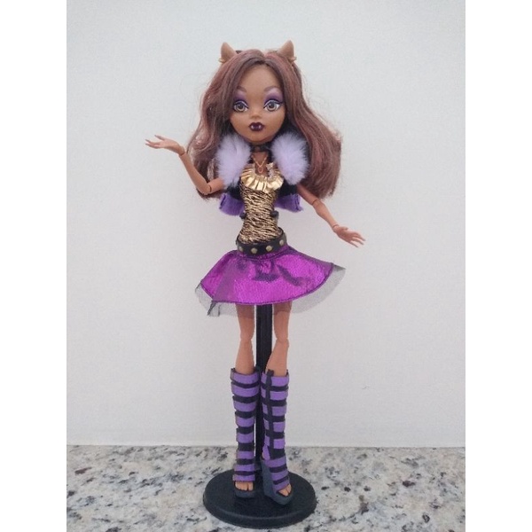 Boneca Monster High Clawdeen Wolf Ghouls Alive Shopee Brasil